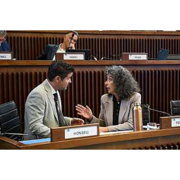 Markus Maurmair (FdI) e Serena Pellegrino (Avs) - Markus Maurmair (FdI) e Serena Pellegrino (Avs)