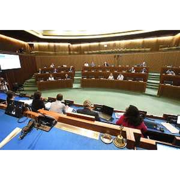 I lavori della V Commissione durante la sezione dedicata ai settori di competenza dell'assessore Fvg ad Autonomie locali e Sicurezza, Pierpaolo Roberti - I lavori della V Commissione durante la sezione dedicata ai settori di competenza dell'assessore Fvg ad Autonomie locali e Sicurezza, Pierpaolo Roberti