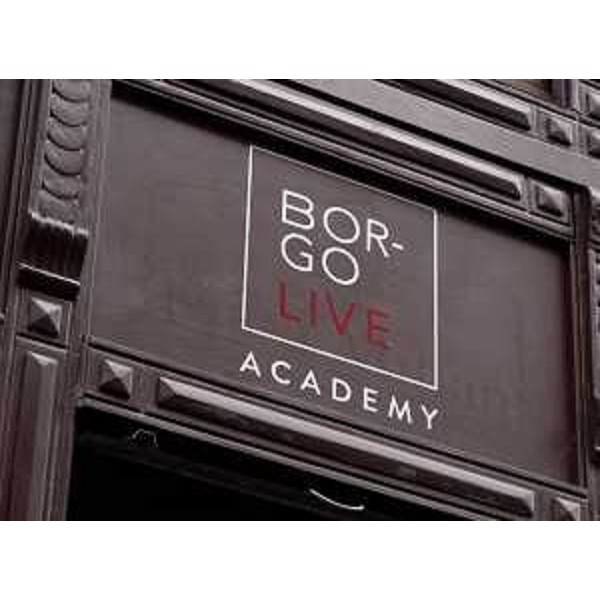 L'insegna di Borgo Live Academy. - L'insegna di Borgo Live Academy.