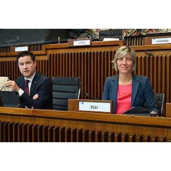 Markus Maurmair (FdI) e l'assessore regionale Barbara Zilli - Markus Maurmair (FdI) e l'assessore regionale Barbara Zilli