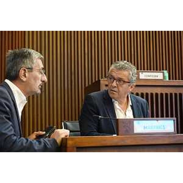 Da sinistra Andrea Carli e Francesco Martines (Pd) - Da sinistra Andrea Carli e Francesco Martines (Pd)