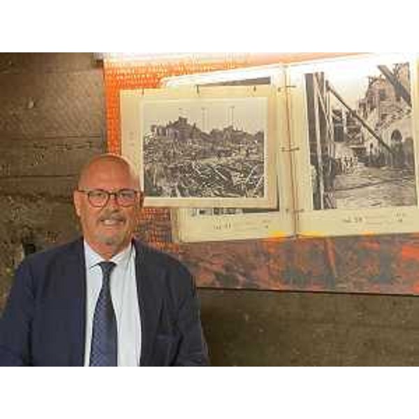L'assessore regionale al Patrimonio Sebastiano Callari all'inaugurazione della Galleria Rifugio a Monfalcone - L'assessore regionale al Patrimonio Sebastiano Callari all'inaugurazione della Galleria Rifugio a Monfalcone