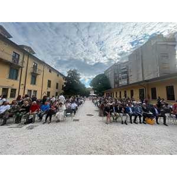 Un'altra immagine del cortile interno dell'Uccellis a Udine - Un'altra immagine del cortile interno dell'Uccellis a Udine