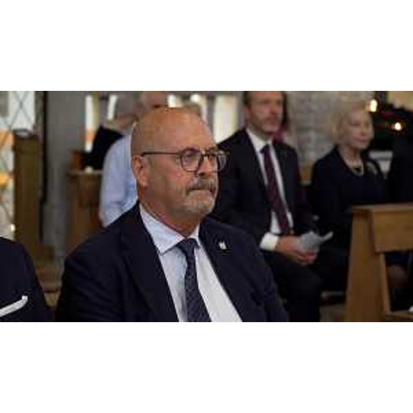 L'assessore Callari durante le celebrazioni ad Aquileia - L'assessore Callari durante le celebrazioni ad Aquileia