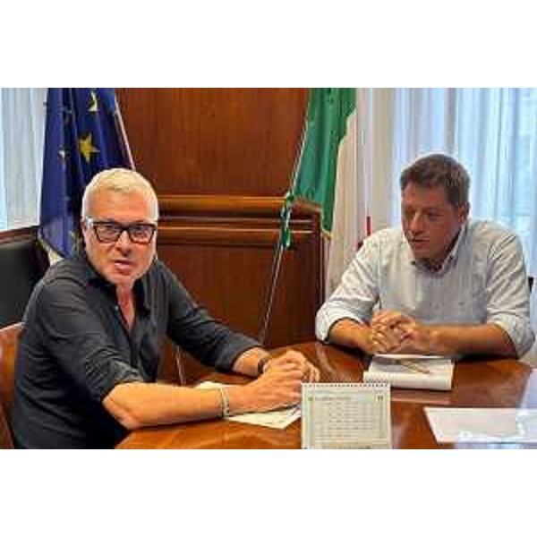 L'assessore Sergio Emidio Bini con il sindaco Paolo Tassan Zanin - L'assessore Sergio Emidio Bini con il sindaco Paolo Tassan Zanin