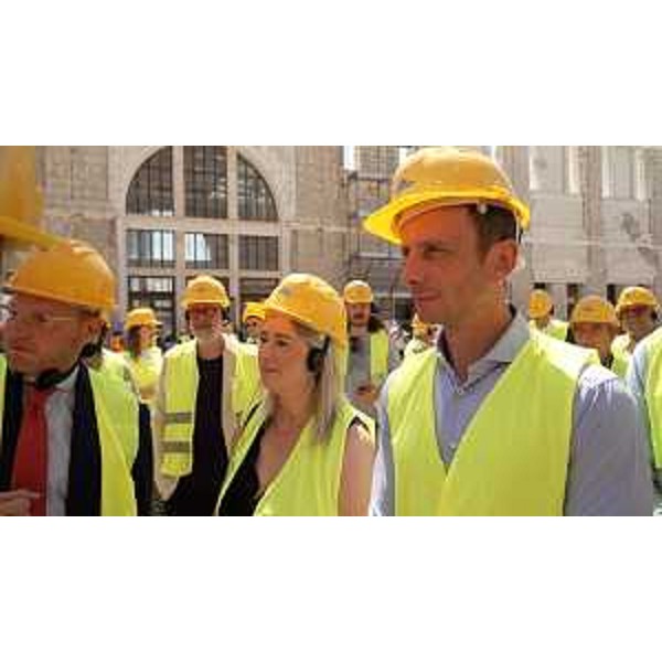 Il governatore Massimiliano Fedriga (a destra nella foto), con l'assessore regionale Cristina Amirante e Luigi Cantamessa - Il governatore Massimiliano Fedriga (a destra nella foto), con l'assessore regionale Cristina Amirante e Luigi Cantamessa