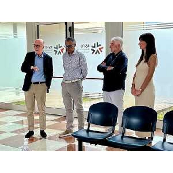 La visita dell'assessore Riccardo Riccardi alla struttura di Pasiano - La visita dell'assessore Riccardo Riccardi alla struttura di Pasiano