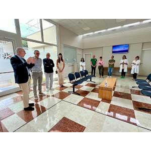 Una fase dell'incontro nella struttura di Pasiano - Una fase dell'incontro nella struttura di Pasiano