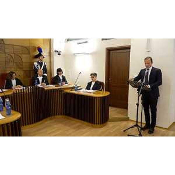 Il governatore del Friuli Venezia Giulia Massimiliano Fedriga durante l'intervento all'udienza pubblica per il giudizio di parificazione del rendiconto generale 2024 dell'Amministrazione regionale da parte della Corte dei conti - Il governatore del Friuli Venezia Giulia Massimiliano Fedriga durante l'intervento all'udienza pubblica per il giudizio di parificazione del rendiconto generale 2024 dell'Amministrazione regionale da parte della Corte dei conti