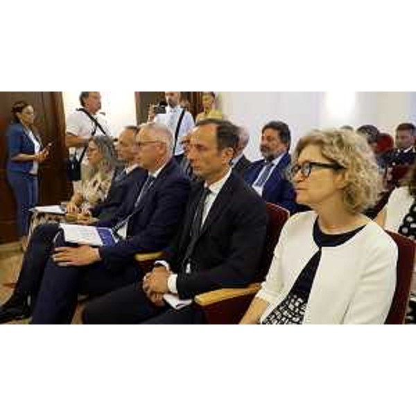 Il governatore del Friuli Venezia Giulia Massimiliano Fedriga all'udienza pubblica per il giudizio di parificazione del rendiconto generale 2024 dell'Amministrazione regionale da parte della Corte dei conti - Il governatore del Friuli Venezia Giulia Massimiliano Fedriga all'udienza pubblica per il giudizio di parificazione del rendiconto generale 2024 dell'Amministrazione regionale da parte della Corte dei conti