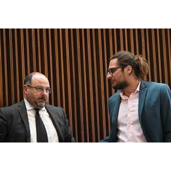 Diego Moretti (Pd) ed Enrico Bullian (Patto per l'Autonomia-Civica Fvg) - Diego Moretti (Pd) ed Enrico Bullian (Patto per l'Autonomia-Civica Fvg)