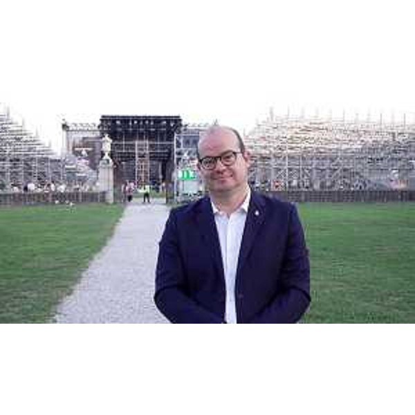 Il vicegovernatore Anzil a Villa Manin - Il vicegovernatore Anzil a Villa Manin