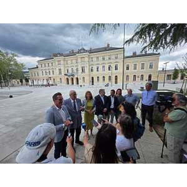 Un altro momento della presentazione dell'evento sportivo a Gorizia - Un altro momento della presentazione dell'evento sportivo a Gorizia