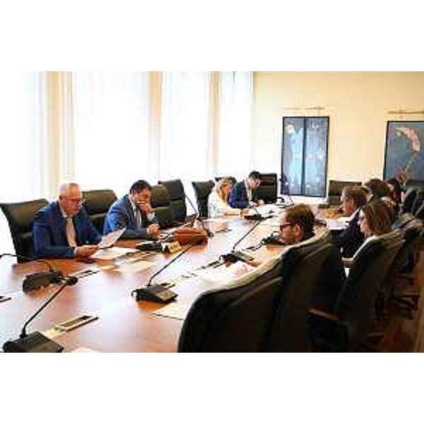 Un momento della seduta della Giunta delle elezioni - Un momento della seduta della Giunta delle elezioni