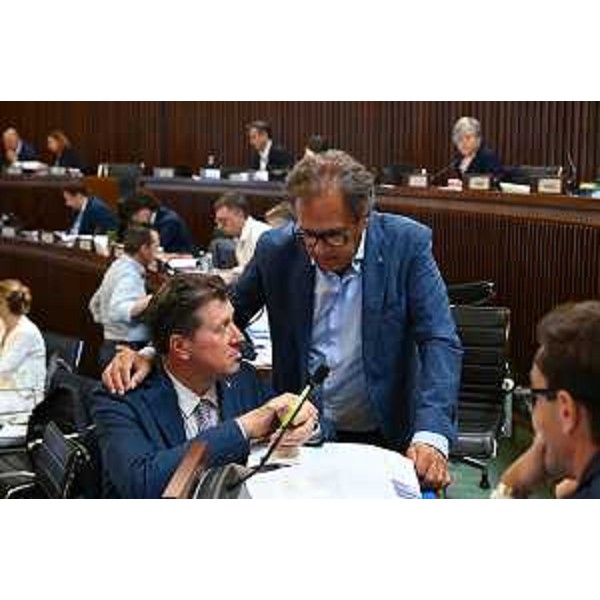 Alberto Budai (Lega) e Mauro Di Bert (Fedriga presidente) - Alberto Budai (Lega) e Mauro Di Bert (Fedriga presidente)