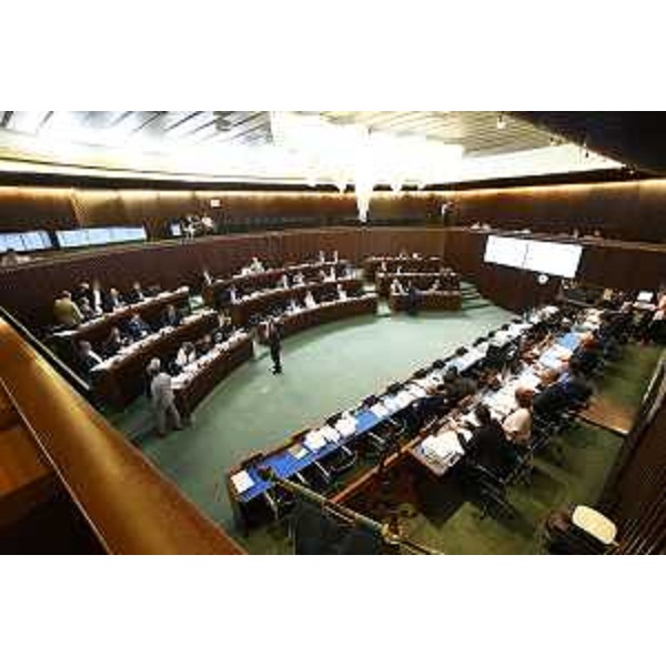 I lavori dell'Aula durante la seconda giornata dell'Assestamento - I lavori dell'Aula durante la seconda giornata dell'Assestamento