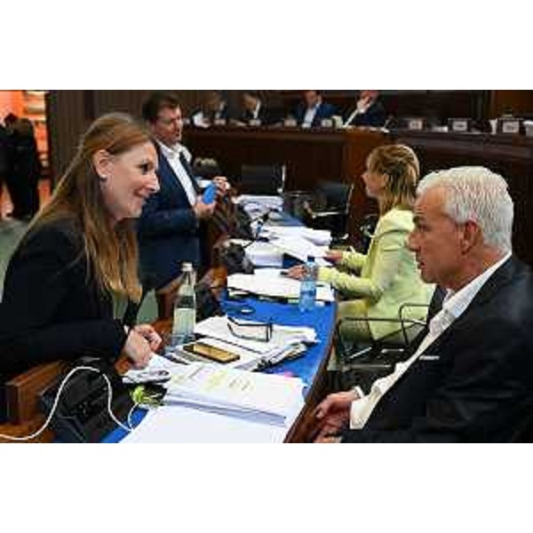 Rosaria Capozzi (M5S) e Manuele Ferrari (Lega) - Rosaria Capozzi (M5S) e Manuele Ferrari (Lega)