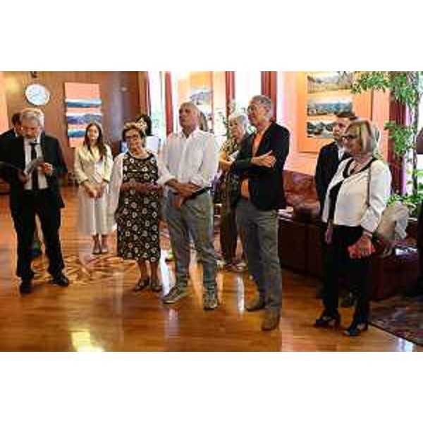 Il pubblico presente all'inaugurazione della mostra - Il pubblico presente all'inaugurazione della mostra