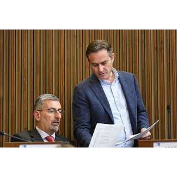 Andrea Carli (Pd) e Massimo Moretuzzo (Patto per l'Autonomi-Civica Fvg) - Andrea Carli (Pd) e Massimo Moretuzzo (Patto per l'Autonomi-Civica Fvg)