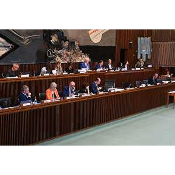 Un momento dei lavori dell'Aula - Un momento dei lavori dell'Aula 