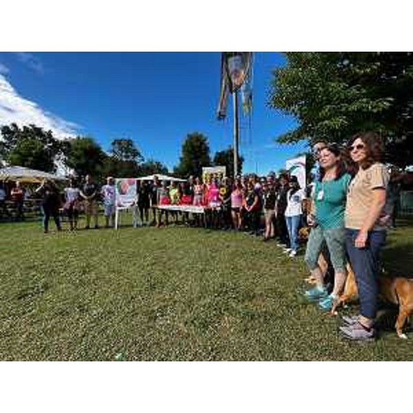 Una fase della cerimonia di premiazione della marcia svoltasi a Vidulis in memoria di Nadia Orlando - Una fase della cerimonia di premiazione della marcia svoltasi a Vidulis in memoria di Nadia Orlando