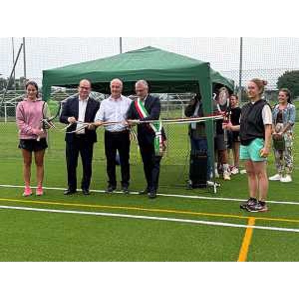 Il vice governatore con delega a Cultura e sport Mario Anzil allinaugurazione del campo sportivo a Carpacco di Dignano - Il vice governatore con delega a Cultura e sport Mario Anzil allinaugurazione del campo sportivo a Carpacco di Dignano