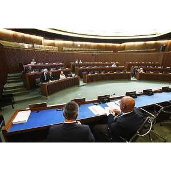 Un momento dei lavori della I Commissione - Un momento dei lavori della I Commissione