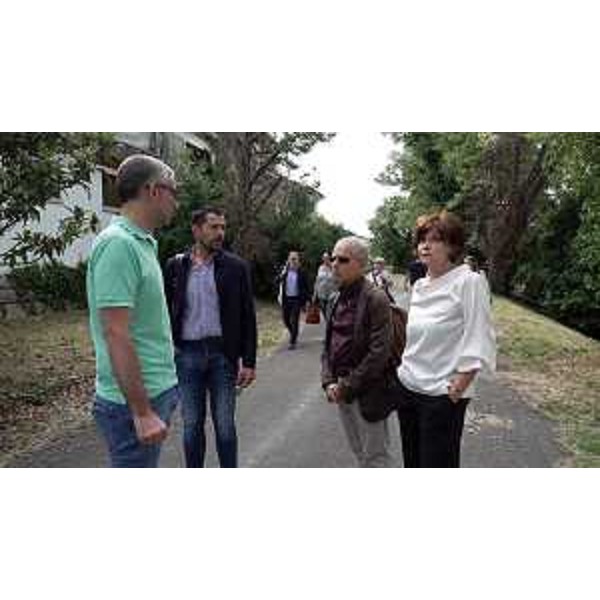 Sopralluogo all'ex caserma Rossetti di Trieste con gli assessori regionali Pierpaolo Roberti e Alessia Rosolen - Sopralluogo all'ex caserma Rossetti di Trieste con gli assessori regionali Pierpaolo Roberti e Alessia Rosolen