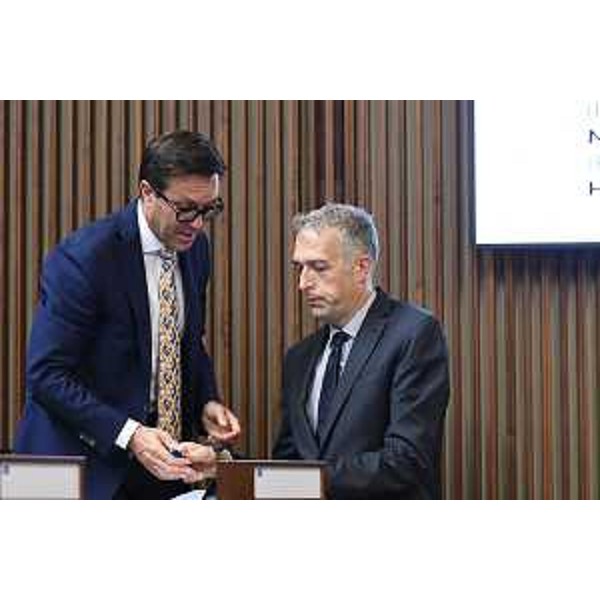 Da sinistra Igor Treleani e Stefano Balloch (FdI) - Da sinistra Igor Treleani e Stefano Balloch (FdI)