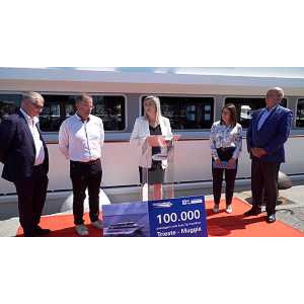 L'intervento dell'assessore Cristina Amirante durante la cerimonia svoltasi oggi a Trieste - L'intervento dell'assessore Cristina Amirante durante la cerimonia svoltasi oggi a Trieste