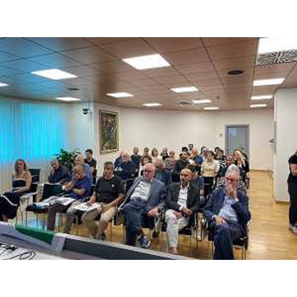 Un momento della conferenza stampa di presentazione della pdl - Un momento della conferenza stampa di presentazione della pdl