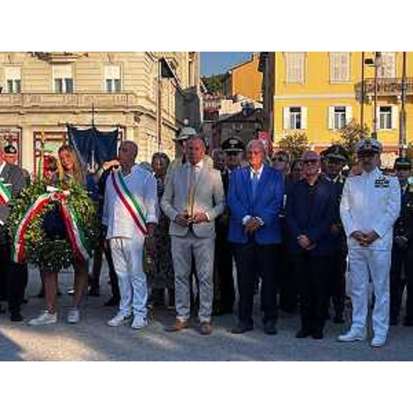 L'assessore regionale Fabio Scoccimarro alla cerimonia commemorativa del 109mo dal martirio di Nazario Sauro - L'assessore regionale Fabio Scoccimarro alla cerimonia commemorativa del 109mo dal martirio di Nazario Sauro