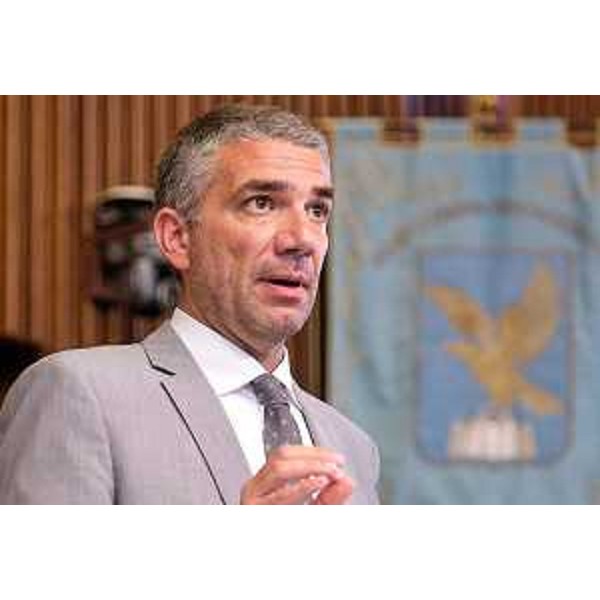 L'assessore regionale Pierpaolo Roberti - L'assessore regionale Pierpaolo Roberti