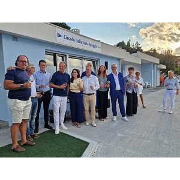 L'assessore Scoccimarro all'80mo del Circolo della vela Muggia - L'assessore Scoccimarro all'80mo del Circolo della vela Muggia