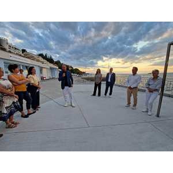 L'assessore Scoccimarro all'80mo del Circolo della vela Muggia - L'assessore Scoccimarro all'80mo del Circolo della vela Muggia