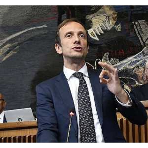 Il governatore Massimiliano Fedriga - Il governatore Massimiliano Fedriga