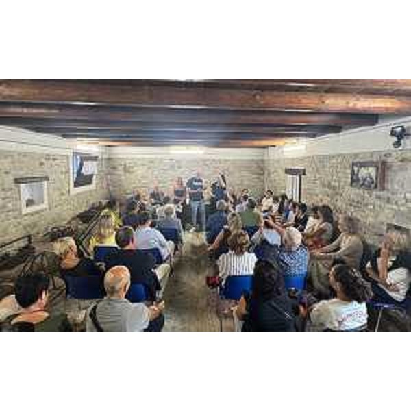 La sala dove si è svolta la Festa degli artigiani a Palazzolo dello Stella - La sala dove si è svolta la Festa degli artigiani a Palazzolo dello Stella