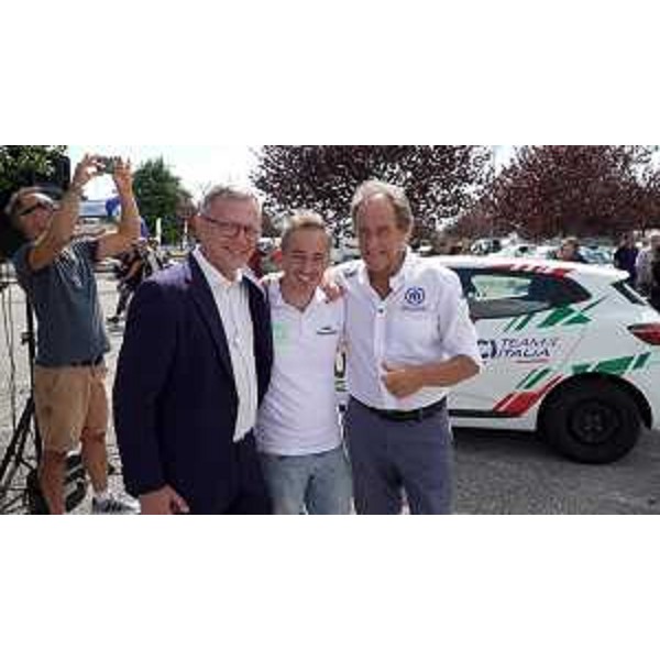 L'assessore Stefano Zannier al 38mo Rally Piancavallo - L'assessore Stefano Zannier al 38mo Rally Piancavallo