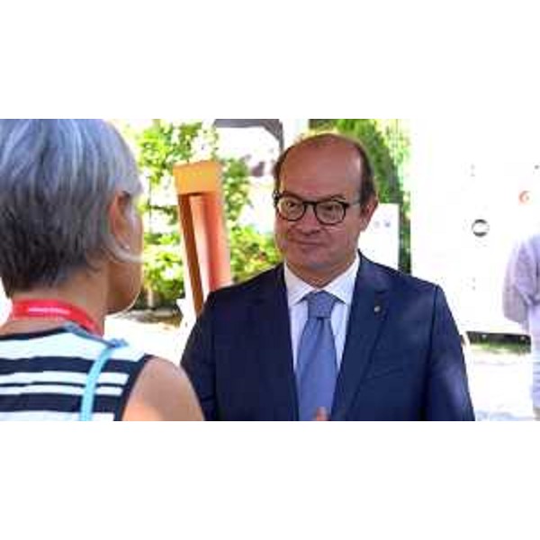 Il vicegovernatore del Friuli Venezia Giulia con delega alla Cultura Mario Anzil, a margine della première veneziana di "Un anno di scuola". - Il vicegovernatore del Friuli Venezia Giulia con delega alla Cultura Mario Anzil, a margine della première veneziana di "Un anno di scuola".