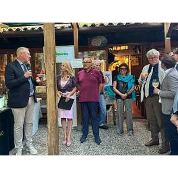 Un altro momento dell'intervento del presidente Bordin - Un altro momento dell'intervento del presidente Bordin