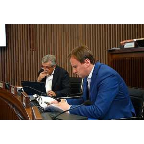 Da sinistra, Francesco Martines e Massimiliano Pozzo (Pd) - Da sinistra, Francesco Martines e Massimiliano Pozzo (Pd)