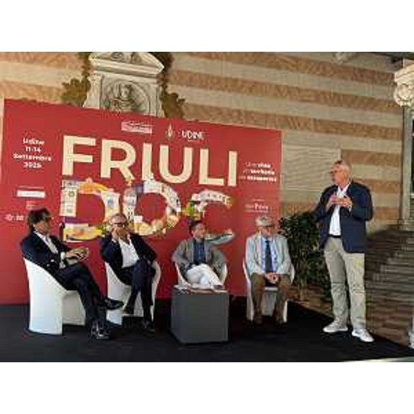 L'intervento del presidente Bordin, Sul palco, da sinistra, si riconoscono Alessandro Tollon (Cciaa Ud-Pn), l'assessore regionale Sergio Emidio Bini, il vicesindaco di Udine Alessandro Venanzi e il sindaco De Toni - L'intervento del presidente Bordin, Sul palco, da sinistra, si riconoscono Alessandro Tollon (Cciaa Ud-Pn), l'assessore regionale Sergio Emidio Bini, il vicesindaco di Udine Alessandro Venanzi e il sindaco De Toni