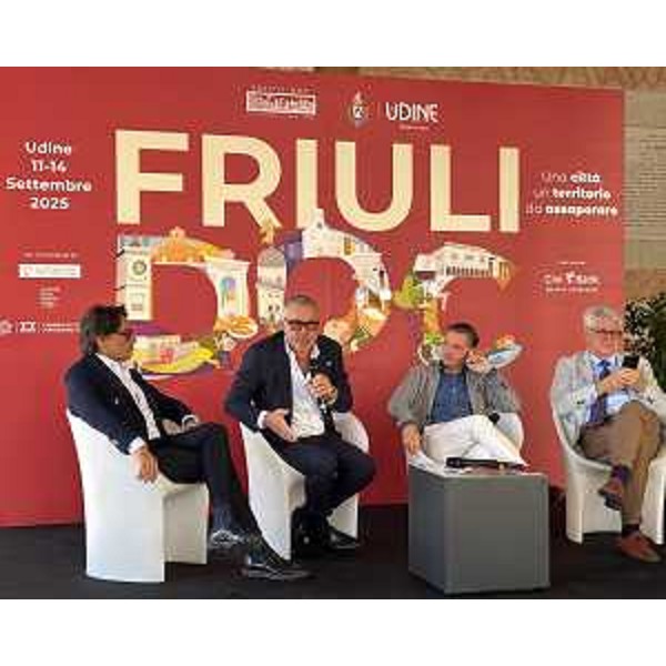 L'assessore regionale alle Attività produttive Sergio Emidio Bini interviene a presentazione Friuli Doc a Udine - L'assessore regionale alle Attività produttive Sergio Emidio Bini interviene a presentazione Friuli Doc a Udine