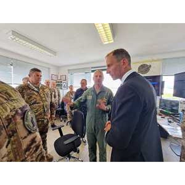 La visita di Fedriga al Centro coordinamento e controllo - La visita di Fedriga al Centro coordinamento e controllo