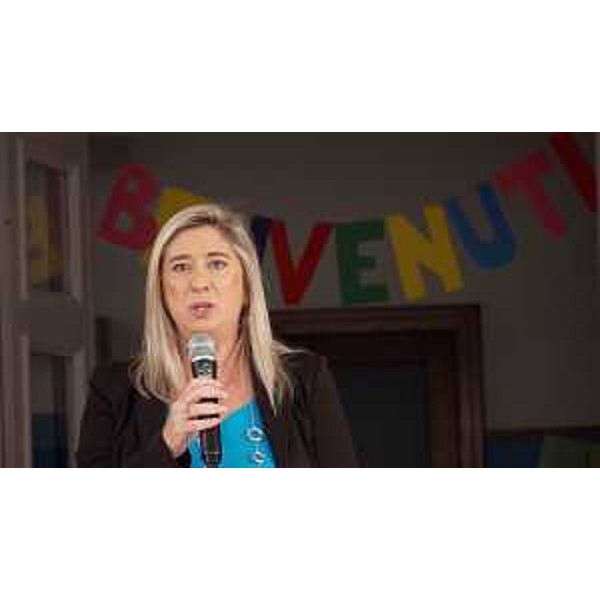 L'assessore Amirante alla Scuola primaria di Capriva del Friuli - L'assessore Amirante alla Scuola primaria di Capriva del Friuli