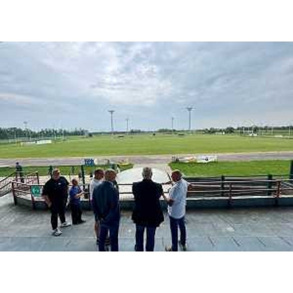 Un altro momento della visita istituzionale del presidente Bordin - Un altro momento della visita istituzionale del presidente Bordin