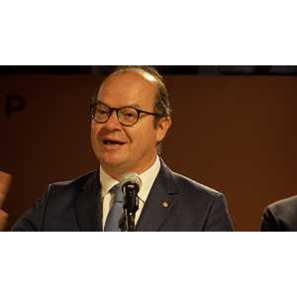 Il vicegovernatore Mario Anzil all'inaugurazione dell'Esedra di Levante di Villa Manin - Il vicegovernatore Mario Anzil all'inaugurazione dell'Esedra di Levante di Villa Manin