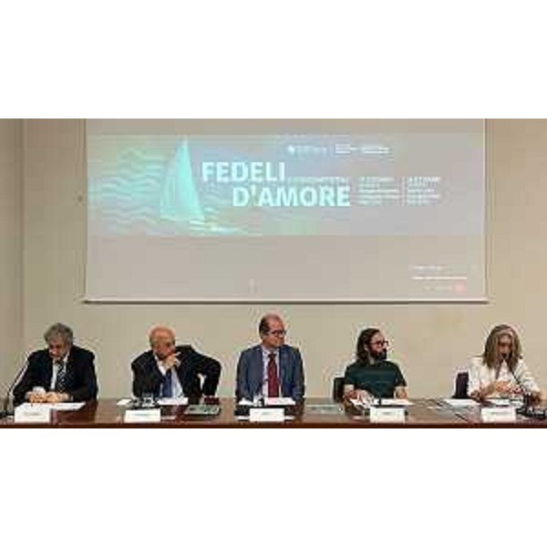 La presentazione di "Fedeli d'Amore", la nuova opera del Teatro Lirico Giuseppe Verdi di Trieste in occasione di GO! 2025. - La presentazione di "Fedeli d'Amore", la nuova opera del Teatro Lirico Giuseppe Verdi di Trieste in occasione di GO! 2025.