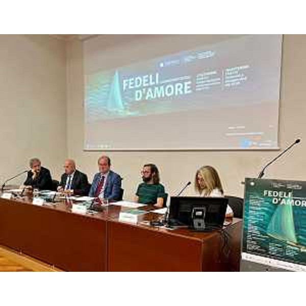 La presentazione di "Fedeli d'Amore", la nuova opera del Teatro Lirico Giuseppe Verdi di Trieste in occasione di GO! 2025. - La presentazione di "Fedeli d'Amore", la nuova opera del Teatro Lirico Giuseppe Verdi di Trieste in occasione di GO! 2025.