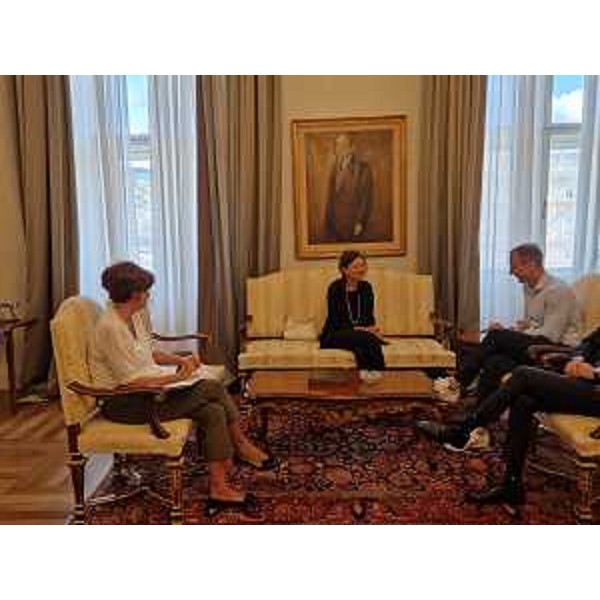 Fedriga con l'assessore Rosolen e Vianelli - Fedriga con l'assessore Rosolen e Vianelli